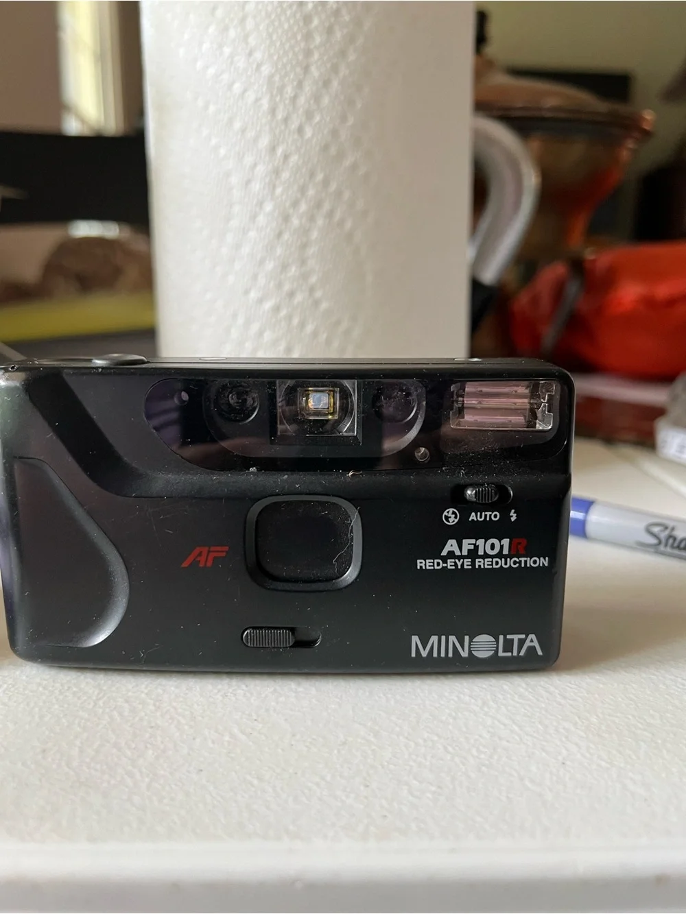 Minolta AF101R 35mm Point-and-Shoot Camera - Black